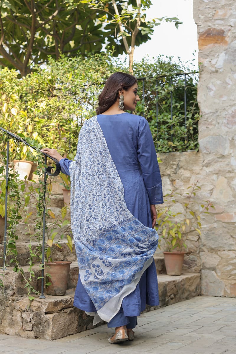 Maverick Fusion A-Line Kurti Set